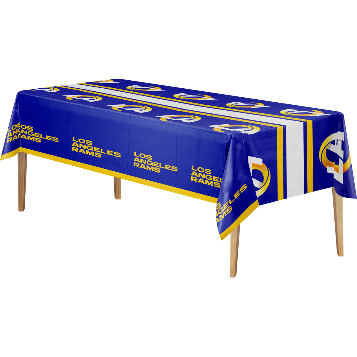 Officially Licensed Los Angeles Rams NFL Football Tablecloths 12 ct Bulk