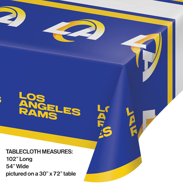 Los Angeles Rams Tablecloths 12 ct