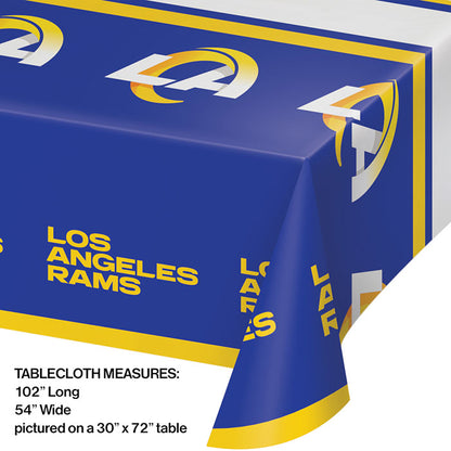 Los Angeles Rams Tablecloths 12 ct