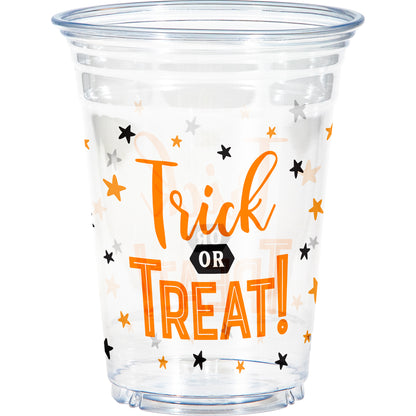 Trick or Treat Halloween Plastic Cups 96 ct