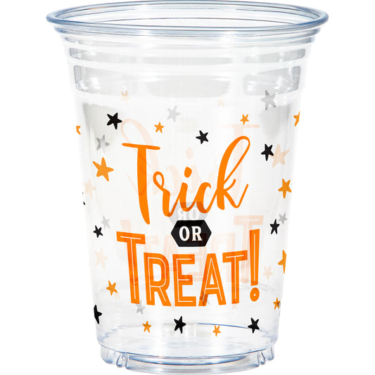 Trick or Treat Halloween Plastic Cups 96 ct
