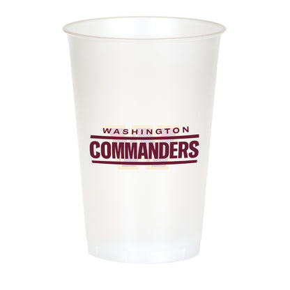 Washington Commanders Plastic Cups 96 ct