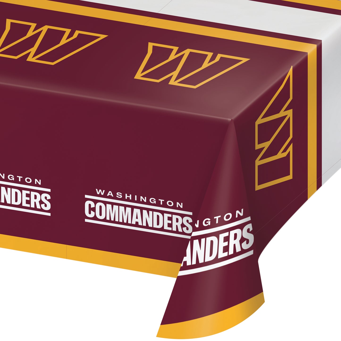 Washington Commanders Plastic Tablecloths 12 ct