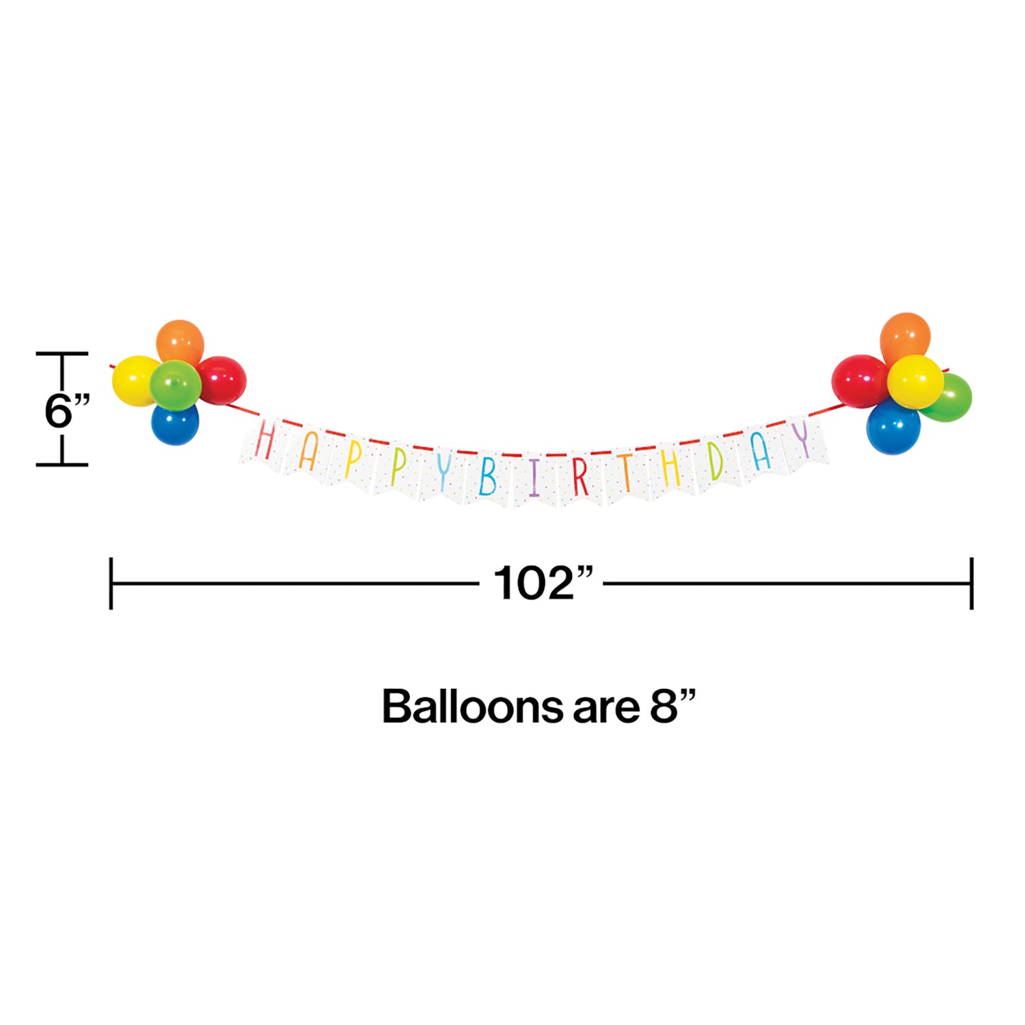 Balloon Bash Banners 12 ct