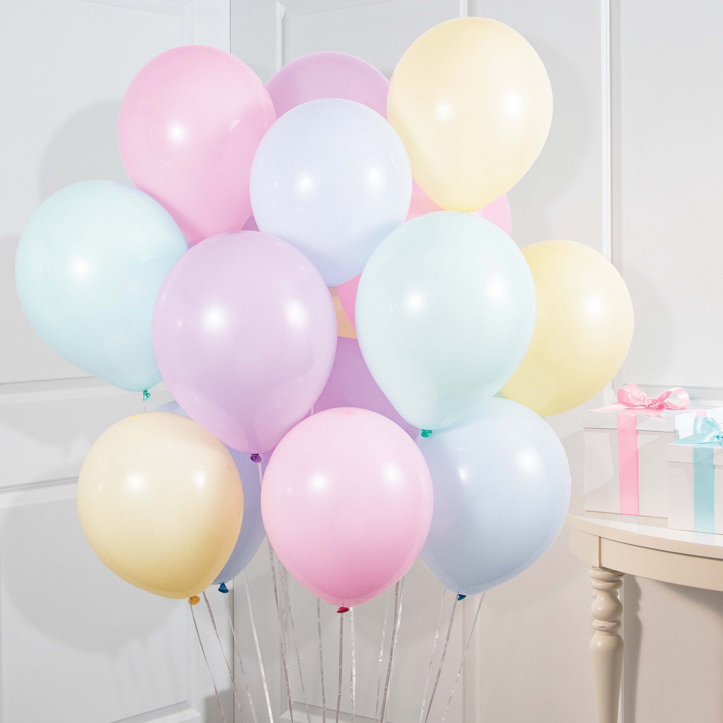 Assorted Pastel Balloon Bunch 180 ct