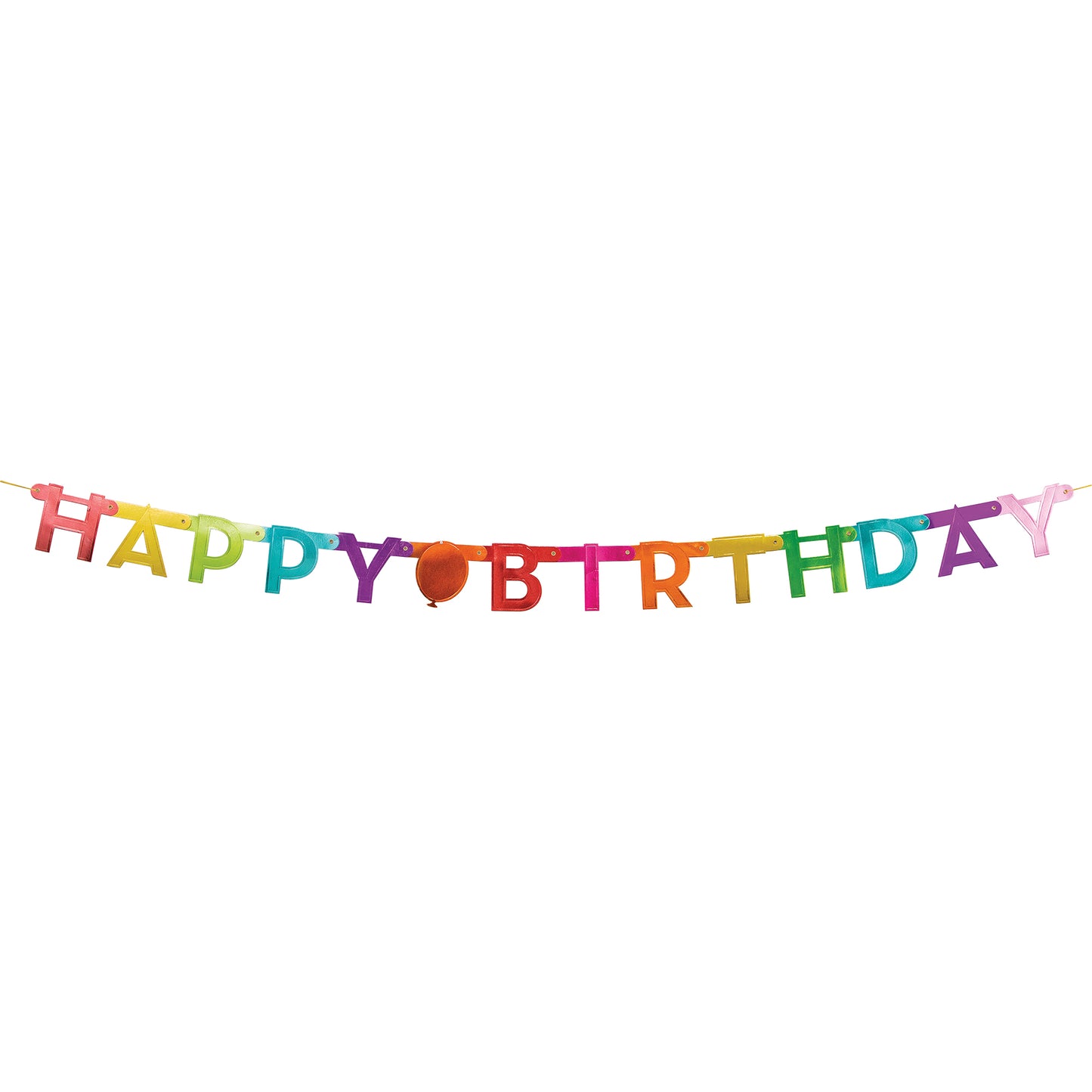 Colorful Happy Birthday Banners 12 ct