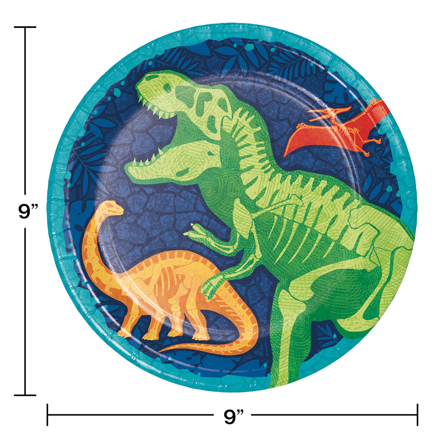 Dino Dig Dinner Plates 96 ct