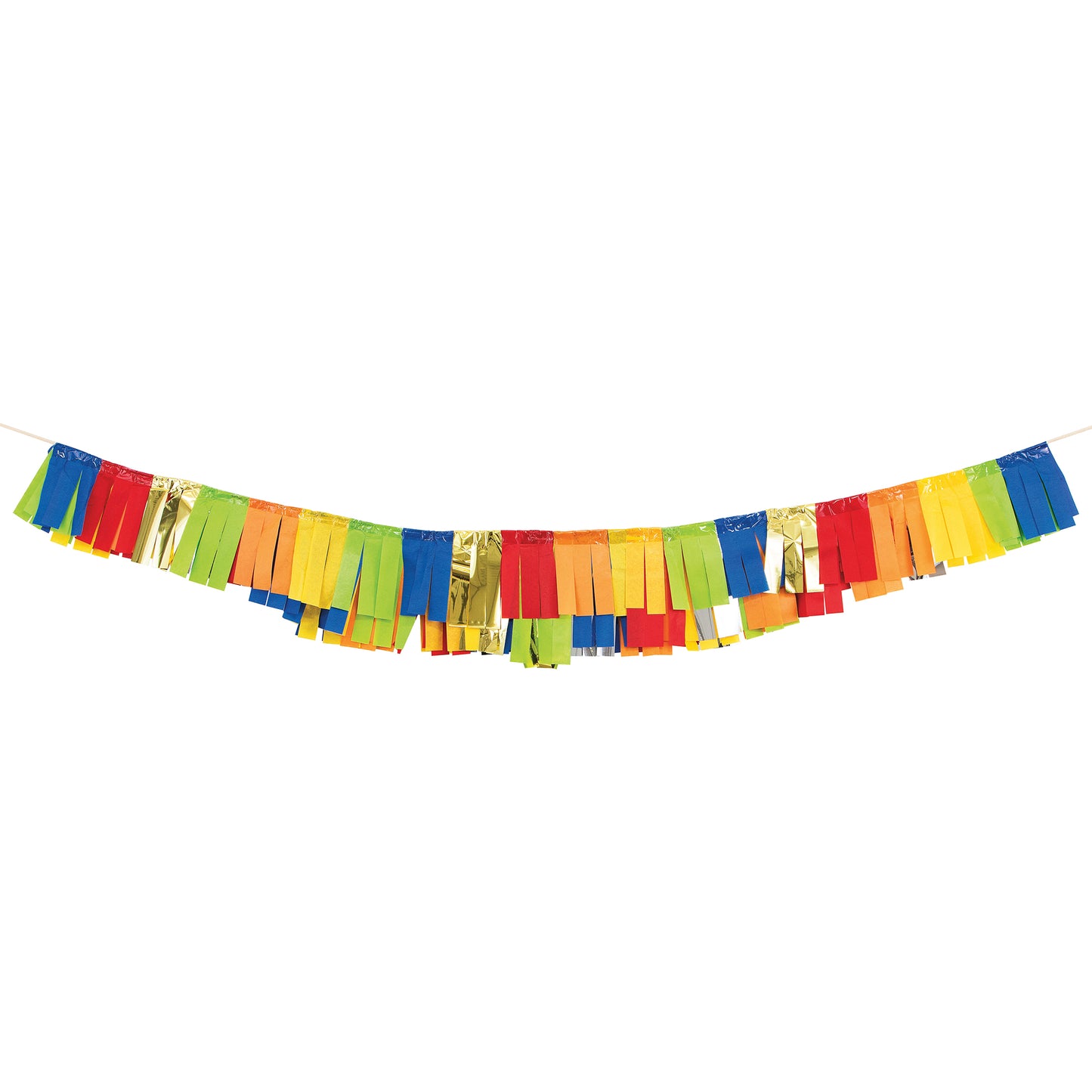 Primary Color Fringe Garlands 6 ct
