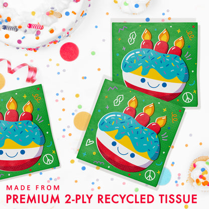 Bubbly Birthday Beverage Napkins 192 ct Feature Image