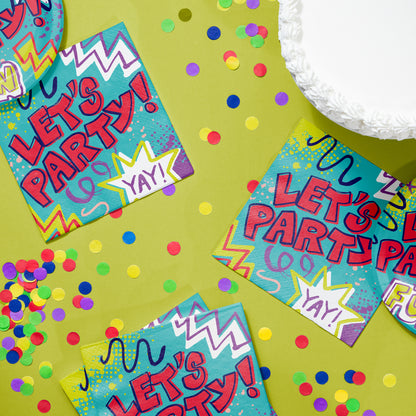 Graffiti Party Luncheon Napkins 192 ct Lifestyle Image