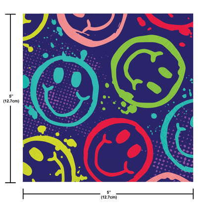 Graffiti Party Beverage Napkins 192 ct Dimension Image