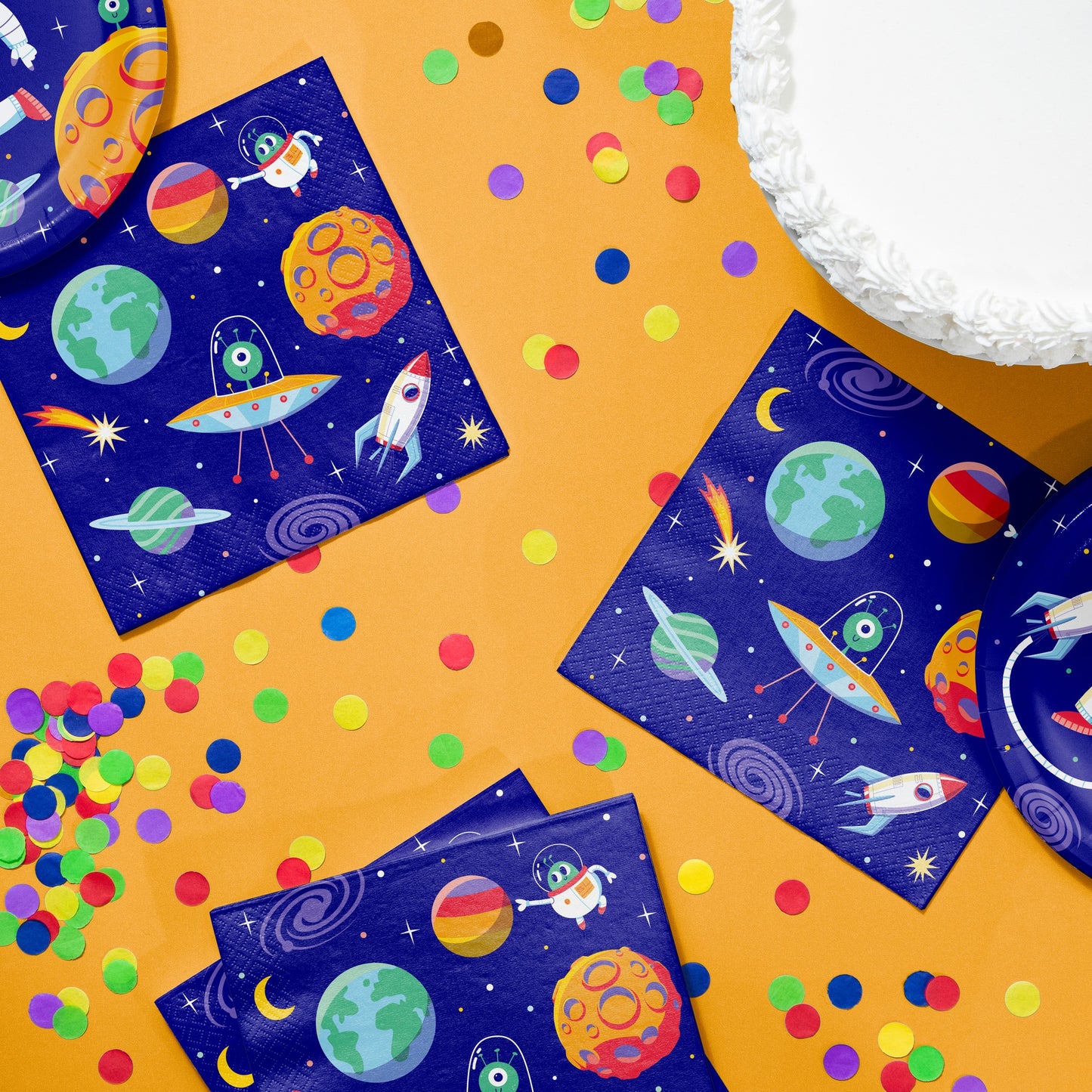 Space Adventures Luncheon Napkins 192 ct Lifestyle Image