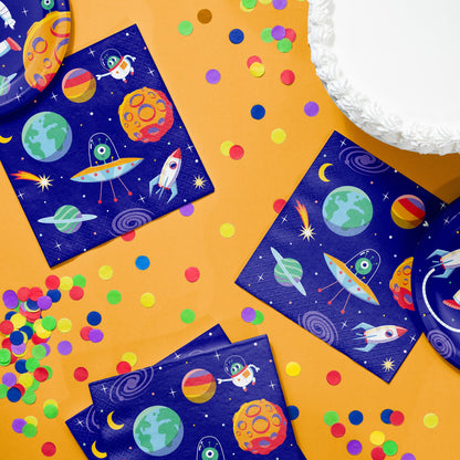 Space Adventures Luncheon Napkins 192 ct Lifestyle Image
