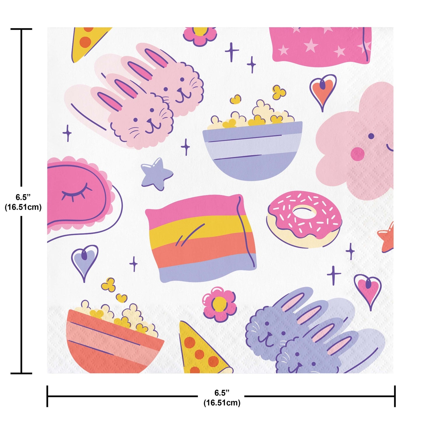 Sweet Dreams Luncheon Napkins 192 ct Dimension Image