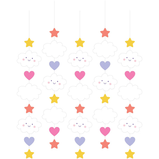 Sweet Dreams Hanging Cutouts 60 ct