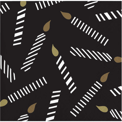 Golden Wishes Beverage Napkins 192 ct