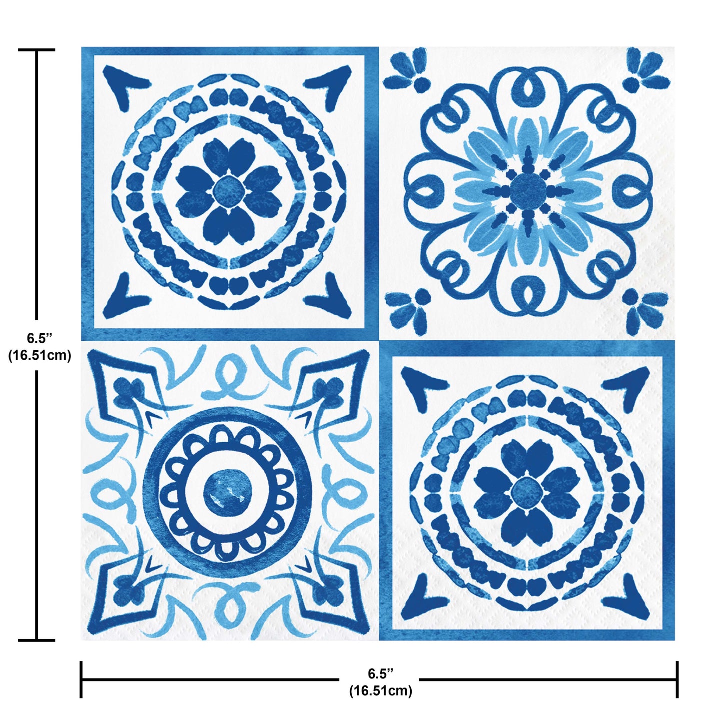 Blue Willow Luncheon Napkins 192 ct Dimension Image
