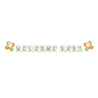 Teddy Bear Welcome Baby Banners 12 ct