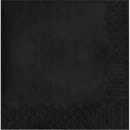 Black Velvet 2-Ply Luncheon Napkins 900 ct