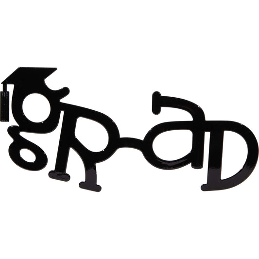 "Grad" Glasses for Graduation Party 12 ct