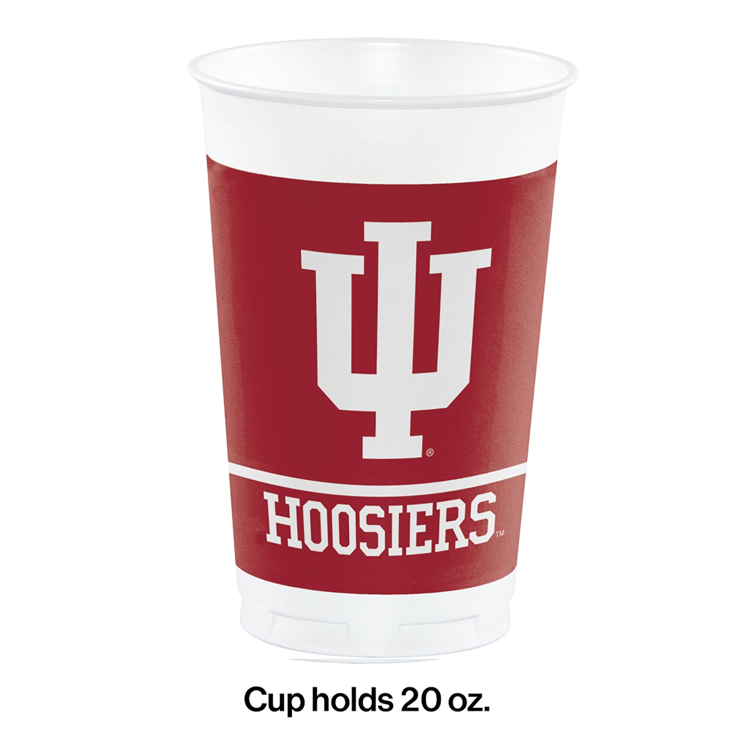 Indiana University 20 oz Plastic Cups 96 ct