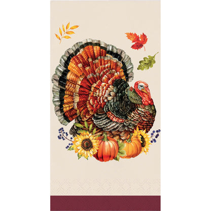 Bountiful Bird Thanksgiving Dinner Napkins 192 ct