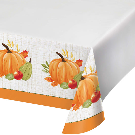 Autumn Orchard Fall Paper Tablecloths 12 ct