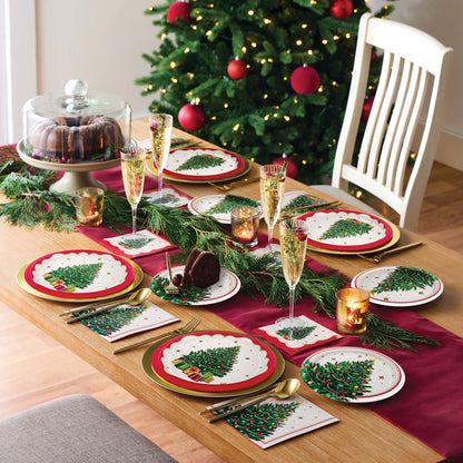 Sparkling Spruce Dinner Napkins 192 ct