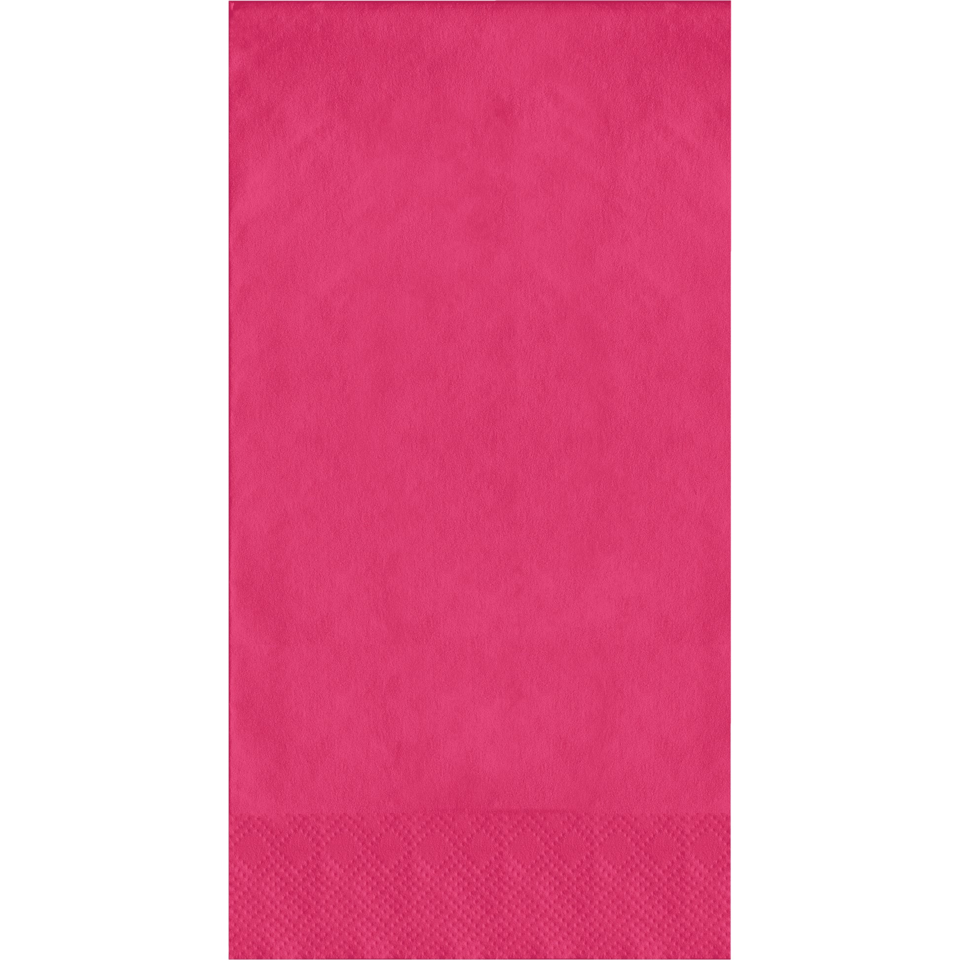 Pink napkin on a white background