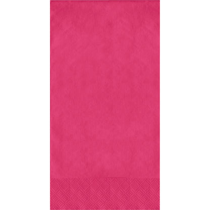 Pink napkin on a white background