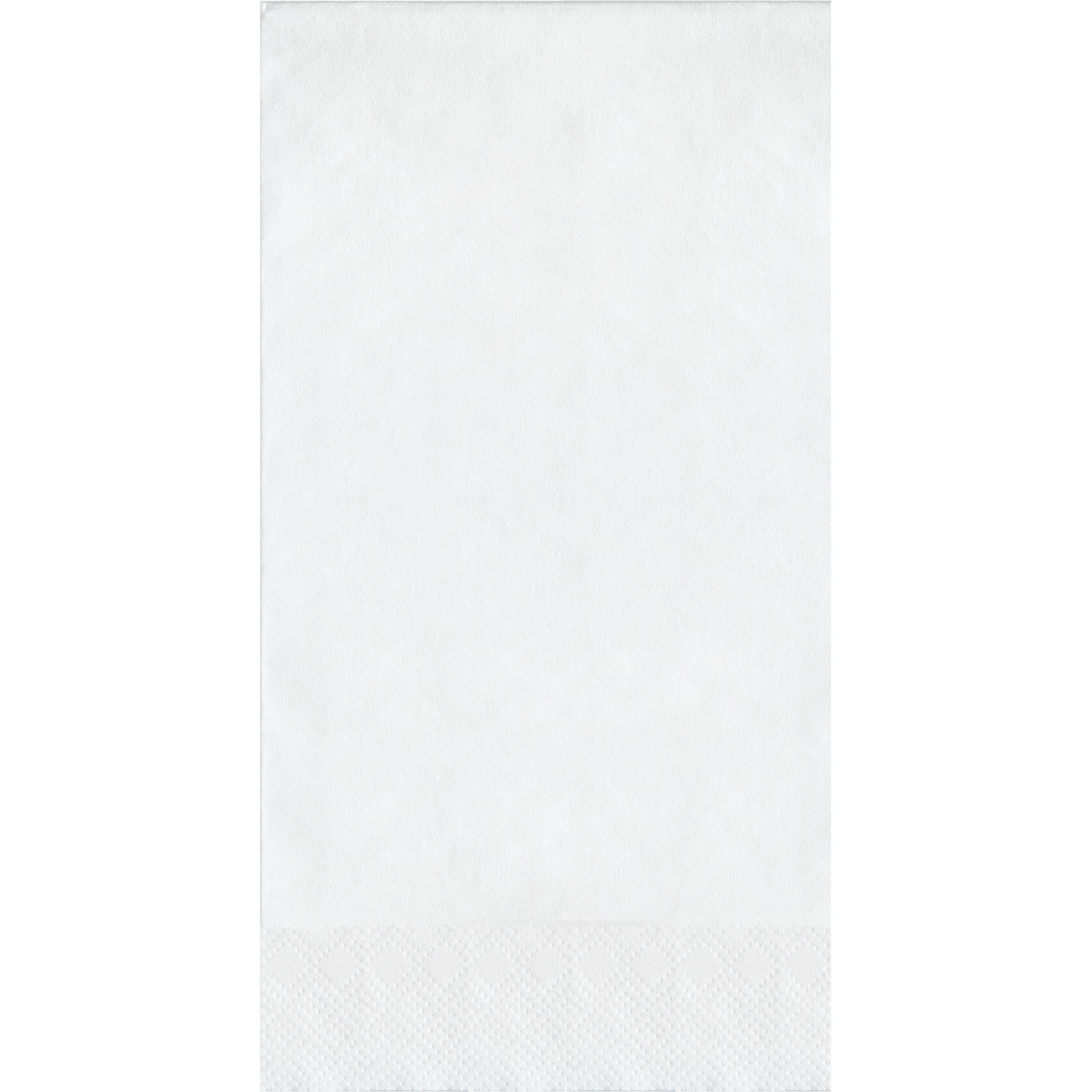 White paper with a pin embossed border on a white background