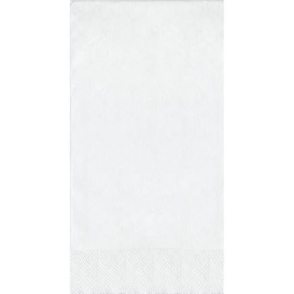 White paper with a pin embossed border on a white background