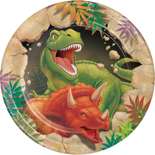 Dino Blast Dessert Plates 96 ct