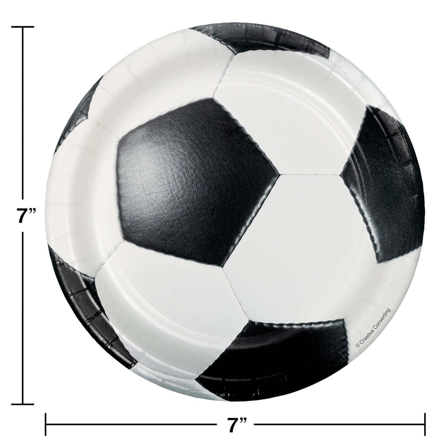 Soccer Dessert Plates 96 ct