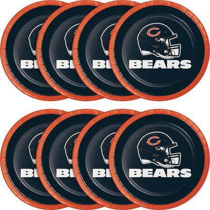 Chicago Bears Dessert Plates 96 ct