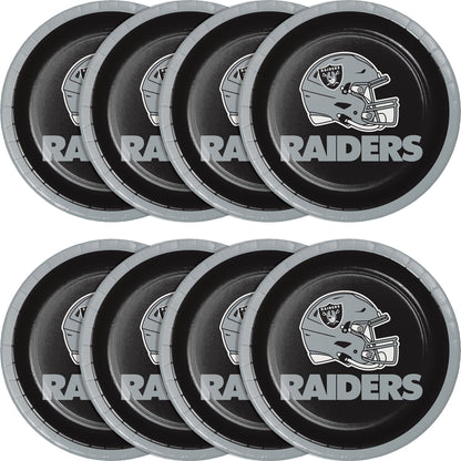 Las Vegas Raiders Dessert Plates 96 ct