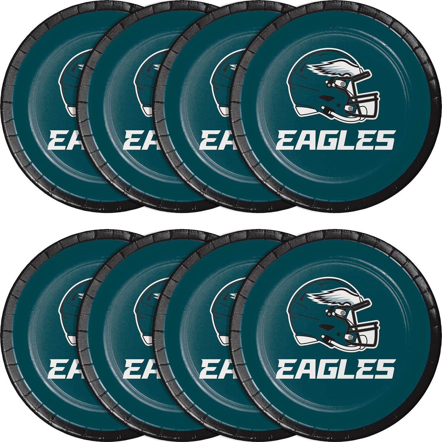 Philadelphia Eagles Dessert Plates 96 ct