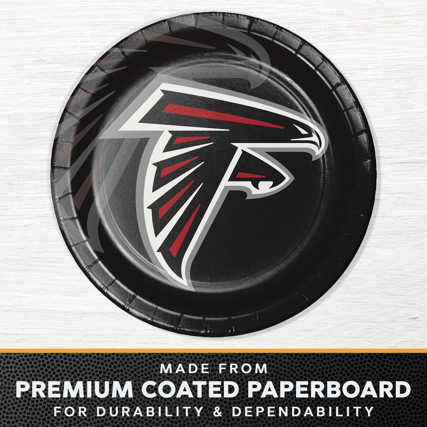 Atlanta Falcons Dinner Plates 96 ct
