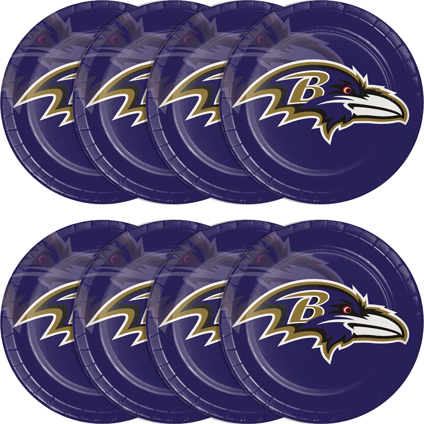 Baltimore Ravens Dinner Plates 96 ct
