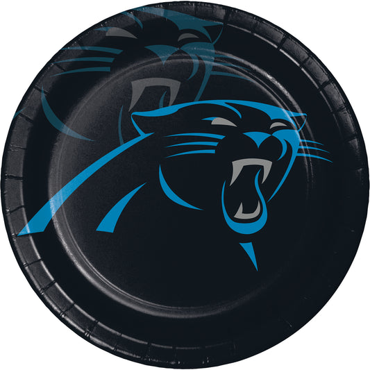 Carolina Panthers Dinner Plates 96 ct