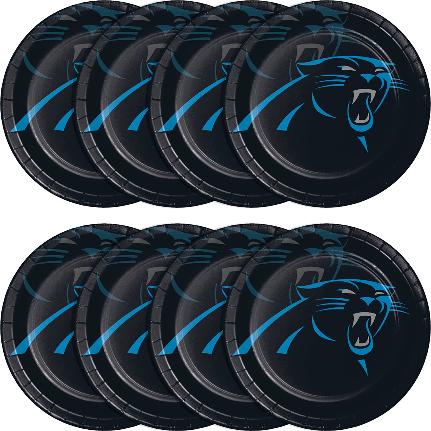 Carolina Panthers Dinner Plates 96 ct