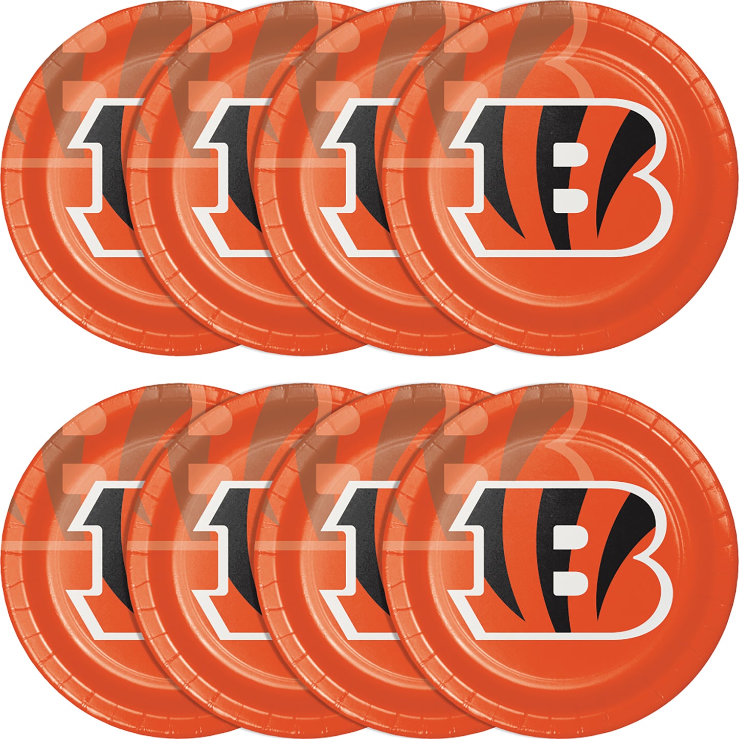 Cincinnati Bengals Dinner Plates 96 ct
