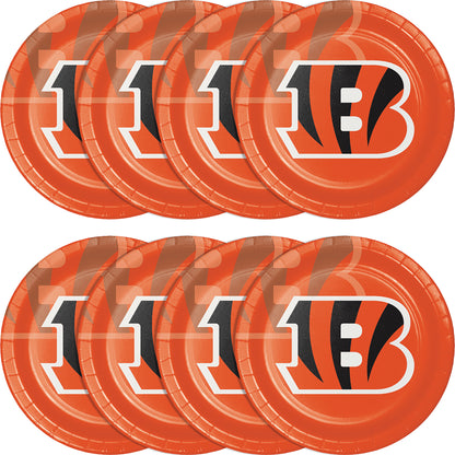 Cincinnati Bengals Dinner Plates 96 ct