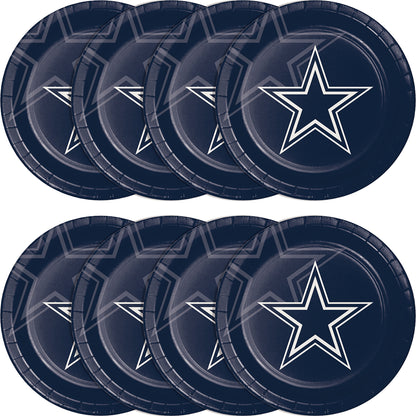 Dallas Cowboys Dinner Plates 96 ct