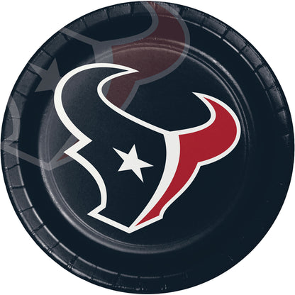 Houston Texans Dinner Plates 96 ct