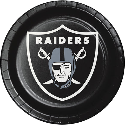 Las Vegas Raiders Dinner Plates 96 ct