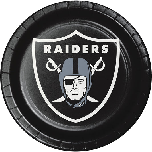 Las Vegas Raiders Dinner Plates 96 ct