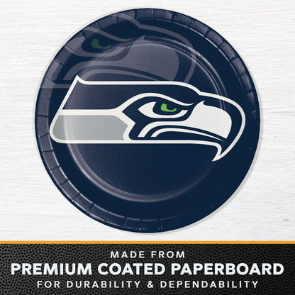 Seattle Seahawks Dinner Plates 96 ct