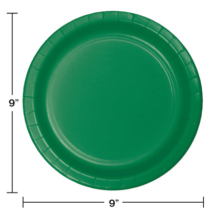 Emerald Green SturdyStyle Dinner Plates 240 ct