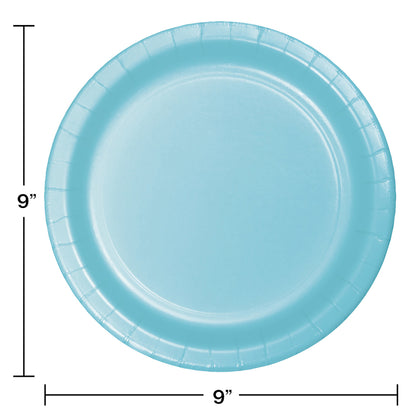 Pastel Blue SturdyStyle Dinner Plates 240 ct